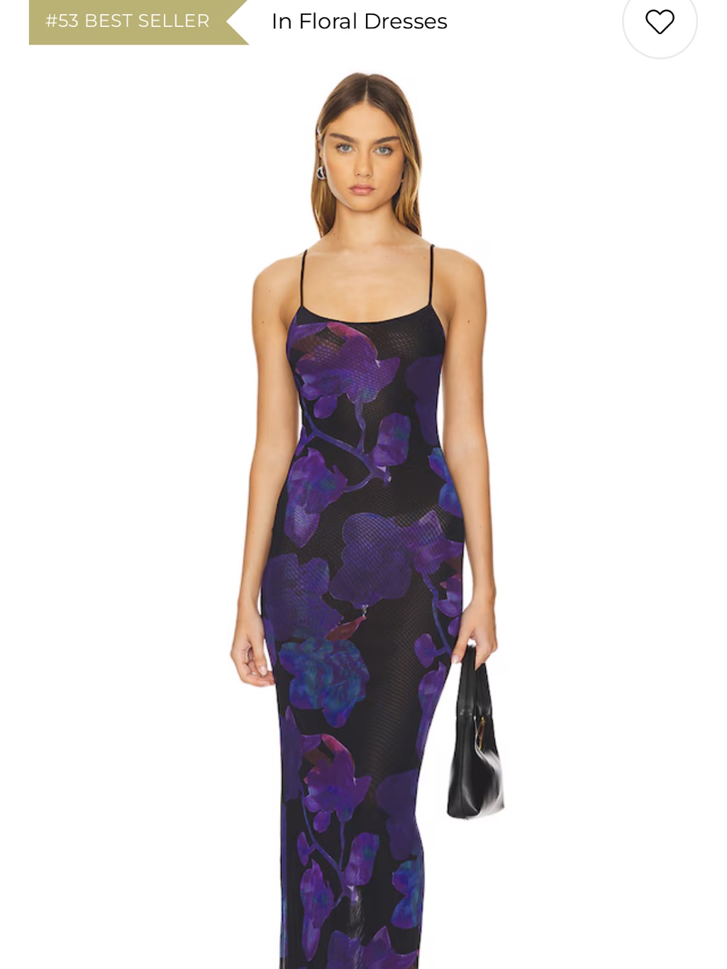 Superdown Calla Maxi Dress In Purple
